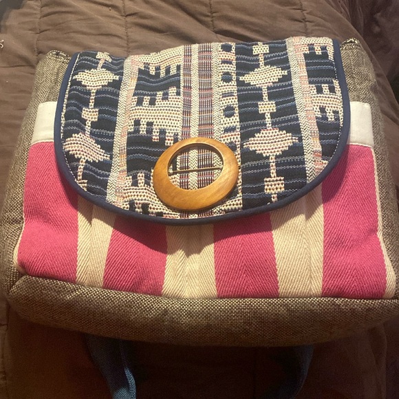 NWOT Aztec print Sage and Harper messenger bag - Picture 1 of 7